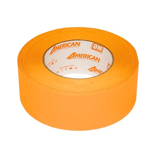 American OrangeMask High Temp Orange Masking Tape - 1 Roll (2" x 60 yds) - size: 2" x 60 yds