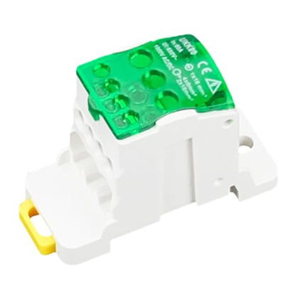 BORDSTRACT 690V 80A Green DIN Rail Distribution Box - color: Green, size: 80A