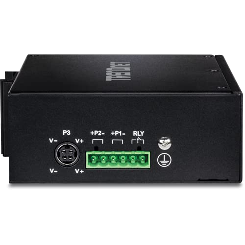 TRENDnet 16-Port Industrial Gigabit PoE+ DIN-Rail Switch TI-PG160 - style: 16 Port Switch