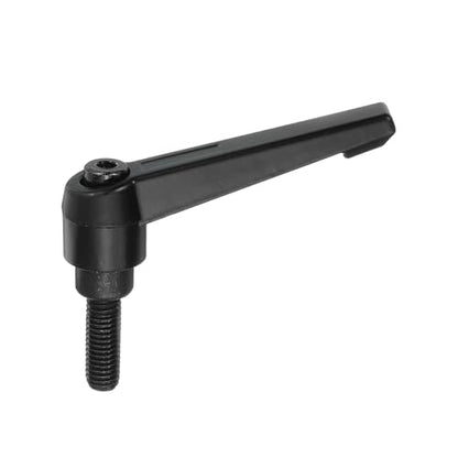 uxcell 1Pcs M8 x 20mm Adjustable Knobs Handle Male Thread Push Button Ratchet Quick Release Locking Rotating Bolt for Lathe Machinery, Black - size: M8 x 20mm