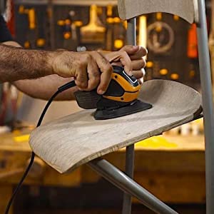 60 Pcs 80 Grit Mouse Detail Sander Sandpaper, Aluminum Oxide Mouse Sander Pads 5 Hole Palm Sander Pads Sanding Sheets for 140mm Mouse Sander - size: 80 Grit
