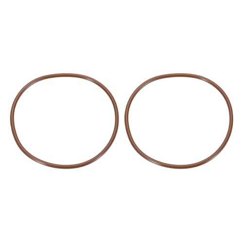 Fluorine Rubber O-Rings 3-3/4" OD, 3-1/2" ID, 1/8" Width 2PCS - size: 3-3/4" OD, 3-1/2" ID, 1/8" Width