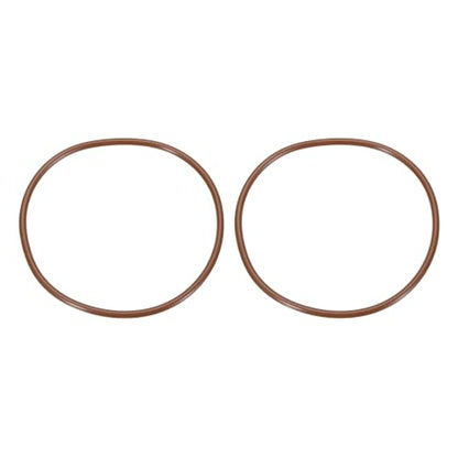 Fluorine Rubber O-Rings 3-3/4" OD, 3-1/2" ID, 1/8" Width 2PCS - size: 3-3/4" OD, 3-1/2" ID, 1/8" Width