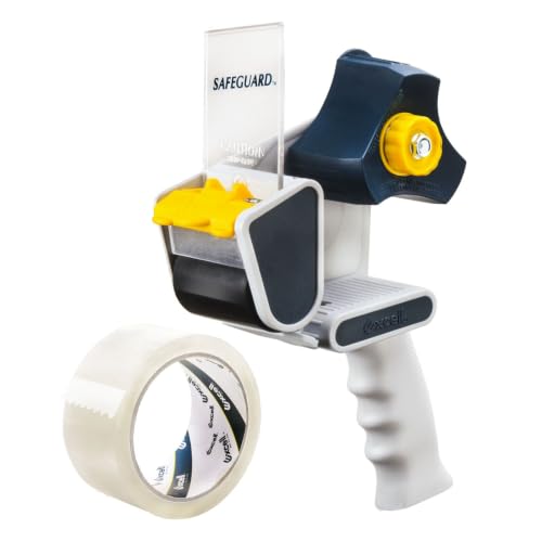 Excell EC-206 Safeguard Packing Tape Dispenser, 2" Wide, 3" Core, 1 Pack