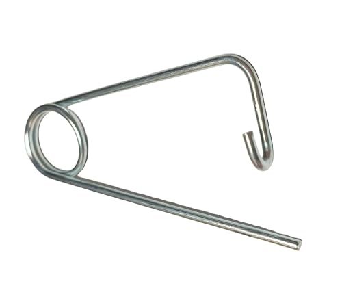 Steel Brooch Shape Cotter Safety Pin Spring Pin, Quick Lock Brooch Locking Fastener for Farm Lawn Garden Hook (0.25x3.03 in/6.3x77mm(2Pcs)) - size: 0.25 x 3.03 in (2 Pcs)