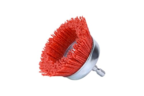 Century Drill & Tool 77231 Nylon Abrasive Cup Brush, 3", Coarse - size: 3" Coarse