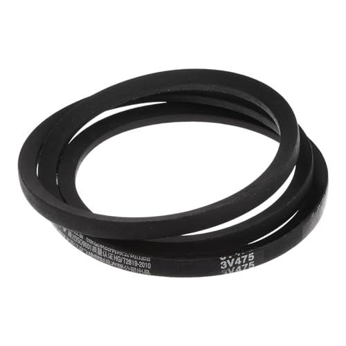 uxcell 3V475 Rubber V Belt 47.5" Length x 0.38" Width x 0.31" Thick, Industrial Power Transmission Belt - size: 47.5" Length