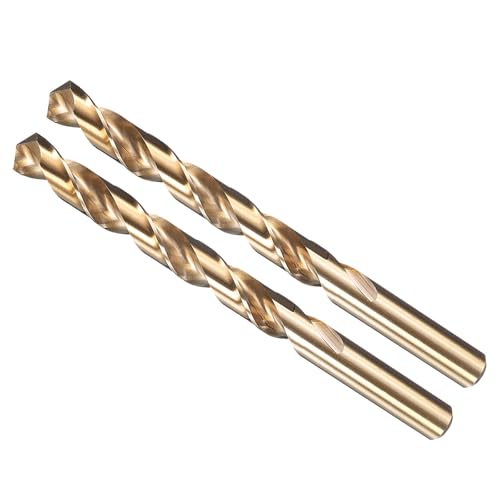 METALLIXITY Drill Bit (7/16") M35 5% Cobalt High-Speed Steel 135° 2Pcs - size: 7/16"