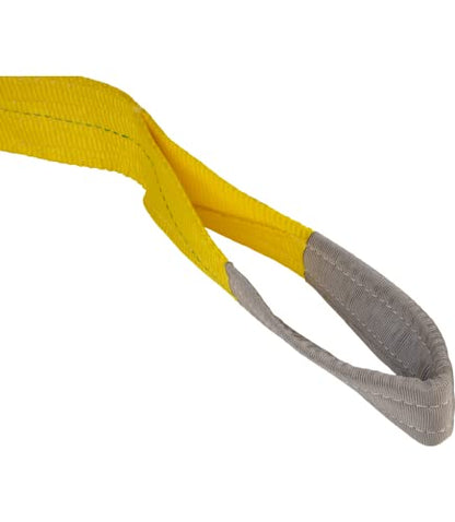 JET Eye & Eye 2-Ply Polyester 4" x 8' Web Sling (262408) - size: Eye & Eye 4" x 8' Web Sling