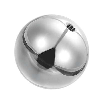 PATIKIL M6 x 45mm Ball Nuts Knob, 304 Stainless Steel Round Solid Silver Light Fixture Decorative Screw Cap Cover Machinery Hardware - size: M6x45mm