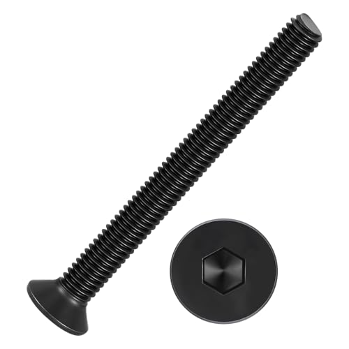 50Pcs[M3-0.5x30] Flat Head Socket Cap Screw Countersunk Bolt - size: M3-0.5x30mm