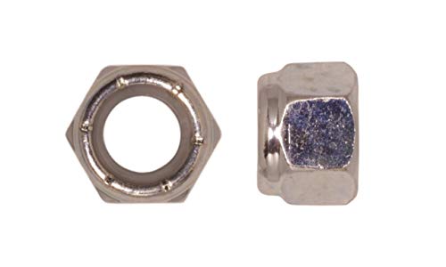 1/2-13 Nylon Insert Hex Lock Nut, NE, Steel Zinc Plated Nylock - U-Turn (50 Pack) - color: #2 Small Pack, size: (050CNELCZC) 1/2-13 Nylock, Zinc
