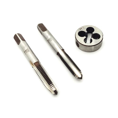AtticZone M6 x 1.0 Metric Hand Thread Tap and Die Set, Right Hand - size: M6x1.0