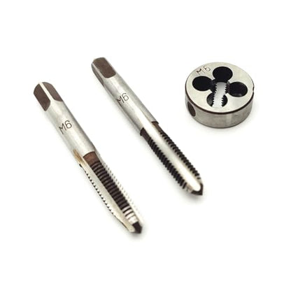 AtticZone M6 x 1.0 Metric Hand Thread Tap and Die Set, Right Hand - size: M6x1.0