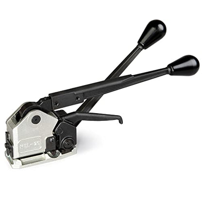 IDL PACKAGING Teknika MUL-20 Heavy Duty Sealless Combination Tool for High Tensile Steel Strapping, Adjustable for 3/4" and 5/8" Strap Width - size: 3/4"