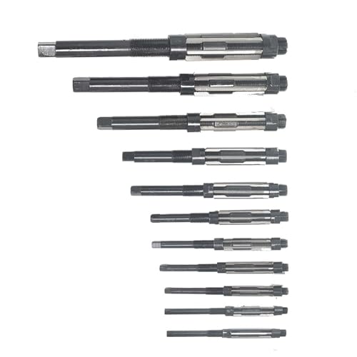 findmall 11Pcs Adjustable Reamers H4-H14 High Speed Steel Adjustable Hand Reamers 11.75mm-38mm, Metric