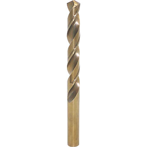 1.6mm Metric M35 Cobalt Steel Extremely Heat Resistant Twist Drill Bit of 10pcs with Straight Shank to Cut Through Hard Metals Such as Stainless Steel and Cast Iron, 5% Cobalt M35 Grade HSS-CO - size: 1.6 mm (10 Count)