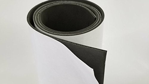 Sponge Neoprene Foam Rubber Sheets and Strips with Adhesive Backing Soft/Medium Hardness- Cut to Multiple Dimensions and Lengths - DIY, Gaskets, Cosplay, Costume, Crafts - size: 1/8" thick 12" wide x54" long, style: 1/8" Thick