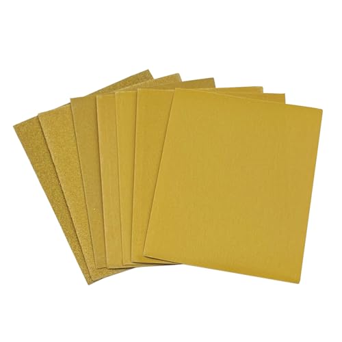40 Pcs 1/4 Sheet Sandpaper, 80, 120, 150, 240, 320, 400, 600, 800 Grit Premium Sand Paper for Wood Metal Automotive, 5.5" x 4.5", Wet/Dry Use, Palm Sander & Hand Sanding - style: Gtit 80-800