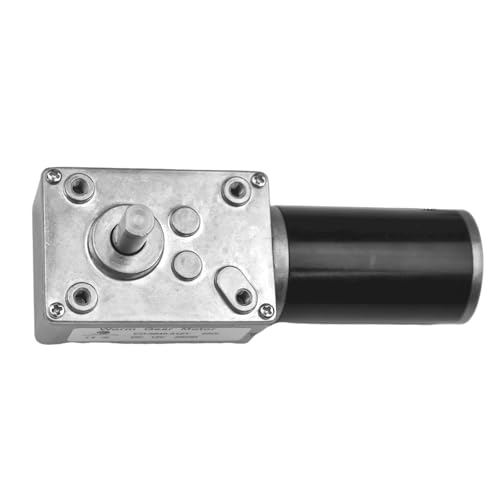 CHANCS DC 12V 5RPM Reversible Turbo Worm Motor Gearbox Motor for Window Opener,Mechanical Equipment - size: 5RPM