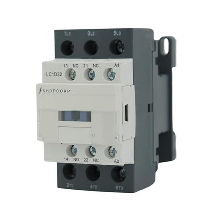 3 Pole AC Contactor 120V Coil 32 Amp Normally Open, 1 Pack - style: 1 Pack