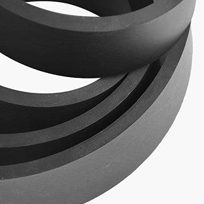 DEVNOL Neoprene Rubber Strip 1/4 (.250)" Thick X 2" Wide X 10'Long Grade 65A for Gasket, Surface Protection, Sealing - size: 1/4" x 2" x 10'