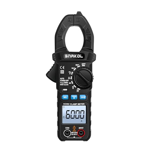 6000 Counts Digital Clamp Meter, 35mm Jaws NCV AC DC Current Voltage Tester - style: 6000 Counts Professional