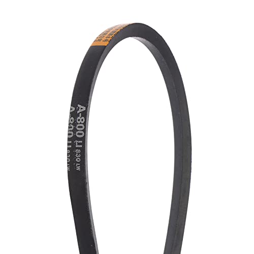 HARFINGTON A-800 V-Belts Drive Belt 800mm Inner 13mm Width 8mm Thickness Girth Rubber for Power Transmission - size: 800mm