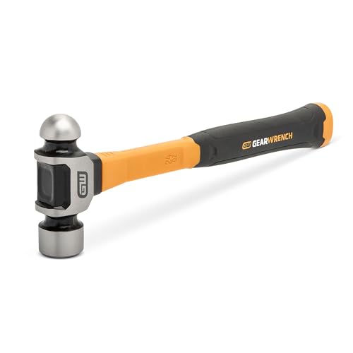 GEARWRENCH 24 oz. Ball Pein Hammer with Fiberglass Handle | GWHFGBP24 - style: 24 oz.