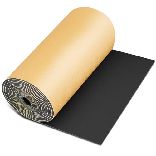 1 Pc 78 x 16 x 2/5 Inches Large Closed Cell Foam, Marine Foam Roll, Black - size: 78 x 16 x 2/5 Inch