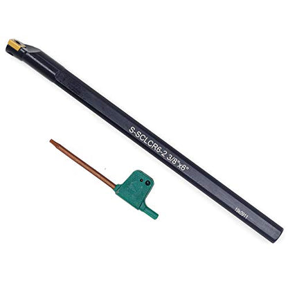 OSCARBIDE 3/8" x 6" Indexable Boring Bar SCLCR,Right-Hand - color: 3/8*6