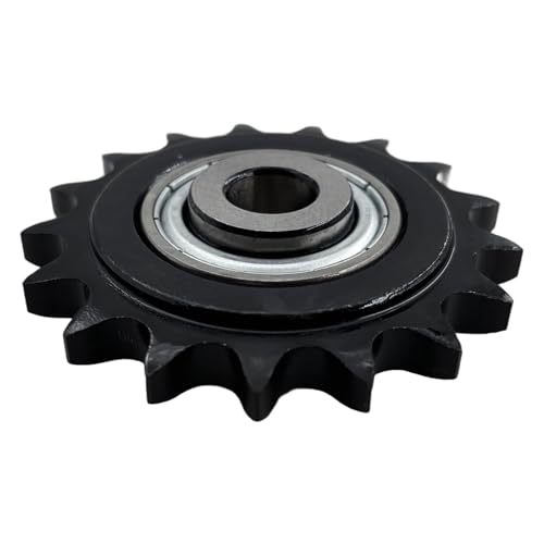 #40 Roller Chain Idler Sprocket Type C 1/2" bore 17 Tooth with Bearing 203KRR2,Hardened Antirust 1045 Steel Drive Sprockets 40BB17-1/2