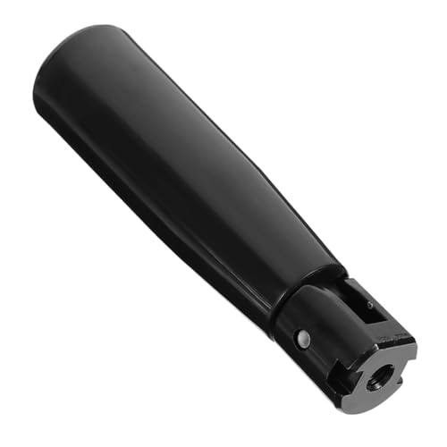 Luxshiny M6 Folding Crank Handle for Machine Tools, Black Nylon Grip