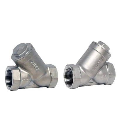 Stainless Steel 316 Y-Strainer 800 PSI, NPT Threaded (1/2") - size: 1/2"