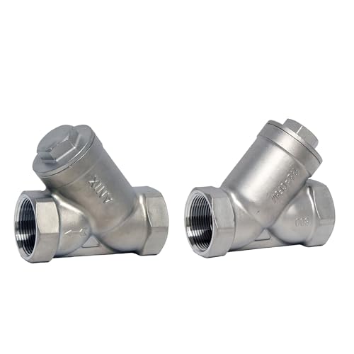 Stainless Steel 316 Y-Strainer 800 PSI, NPT Threaded (1/2") - size: 1/2"