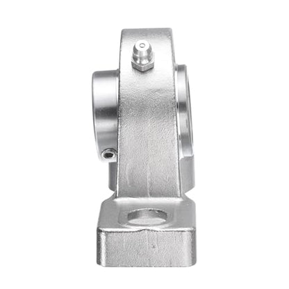 uxcell 2 Pcs SUCP205-16 Pillow Block Bearings 1 inch Bore Self Alignment, Stainless Steel Base Mounted Chrome Steel Bearings - size: SUCP205-16