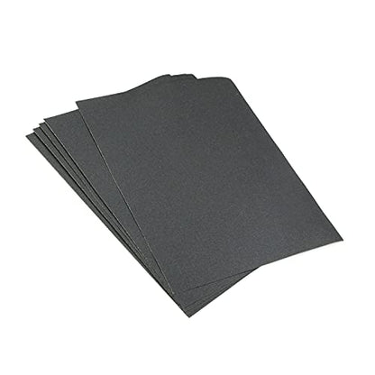 Utoolmart 280 Grits Sanding Sheets Wet Dry Silicon Carbide Sandpaper for Wood Furniture Metal Automotive Polishing 5pcs - color: 5pcs, size: 280 Grit