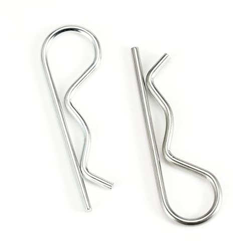 10Pcs Heavy Duty Cotter Pins,Hitch Pins Clip R Clips， Stainless Steel Spring Retaining Wire Hair Pins， Strong Spring Tension Large Hardware Pins for Trailer Tractors Mower Carts Truck Pin Clip M3X70mm - size: M3X70mm-10pcs