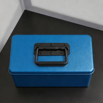 2 Pcs Spring Loaded Handle, Black Heavy Duty Stainless Steel Chest Handle, Rubber Grip Folding Handles for Toolbox Chest Case Trunks Crates Storage Boxes - color: Black