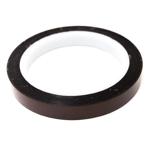 Bertech High-Temperature Polyimide Masking Tape, 2 Mil Thick, 11/16 Inch x 36 Yards - UL Recognized - size: 0.69 Inches