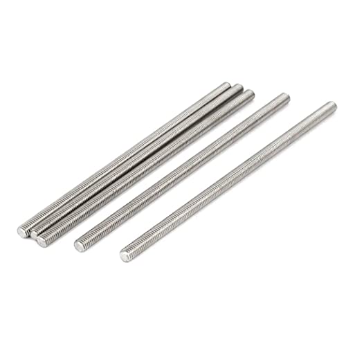 Beduan Stainless 1/4"-28 Thread Fully Long Threaded Rod 12 Length