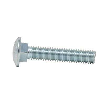 5/8"-11 x 4-1/2" Zinc Carriage Bolt, Grade A, Full Thread, Quantity 25 - by Fastener Depot, LLC