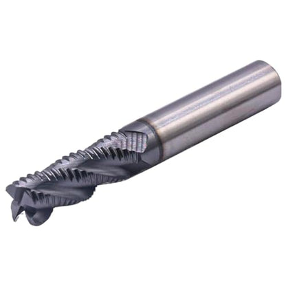 5Pcs 3/8" 4 Flute Solid Carbide Roughing End Mills - ALCrSiN Nano Coated