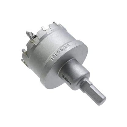 2-1/16"/52mm Cutting Dia Carbide Hole Saw Cutter Drill Bit Hole Saw Cutter Tool Hole Opener for Cutting Stainless Steel,Alloy - size: 2-1/16"/52mm