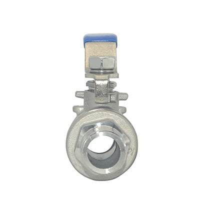 1Pcs Full Port Ball Valve 1/2'' - Heavy Duty Male NPT (MNPT) X Female NPT (FNPT) Thread with Long Handle Switch,Stainless Steel 304 for Water, Oil, and Gas,1000WOG - size: 1/2''
