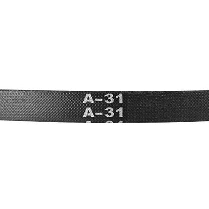 uxcell A31 Drive V-Belts 31" Pitch Length 13mm Width 8mm Thick JIS Standard A-Section Rubber Drive Transmission Belt 2pcs - size: 31"