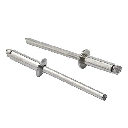 ISPINNER 50pcs 3/16" x 5/8" Stainless Steel Blind Rivets, 4.8 x 16mm Pop Rivets, Pack of 50 - size: 3/16" x 5/8"