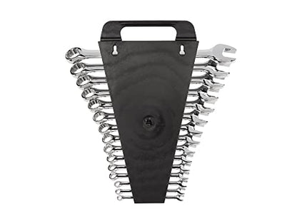 TEKTON Combination Wrench Set, 15-Piece (1/4-1 in.) - Holder | 18772 - size: 15-pc. (1/4-1 in.), style: Holder