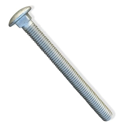 Sandbaggy 1/2” x 5” Galvanized Carriage Bolts for Wood - Round Head - ACQ Approved, Compatible with Pressure Treated Wood (175, 1/2” x 5” (Galvanized))