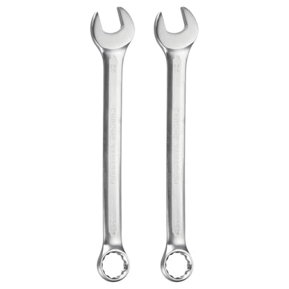 HARFINGTON 2Pcs Metric Combination Wrench 25mm Open End & 15-Degree Offset - size: 25mm